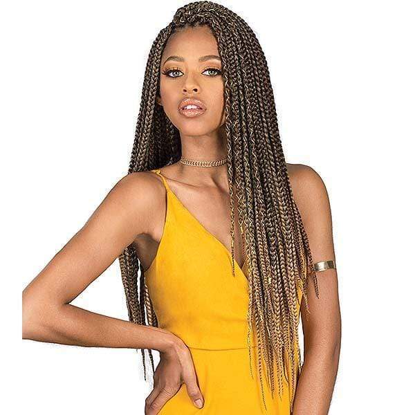 [3 Pack Deal] Bobbi Boss African Roots Collection Crochet Braid - BOMBA BOX BRAID 18" - Image 3