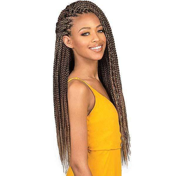 [3 Pack Deal] Bobbi Boss African Roots Collection Crochet Braid - BOMBA BOX BRAID 18" - Image 5