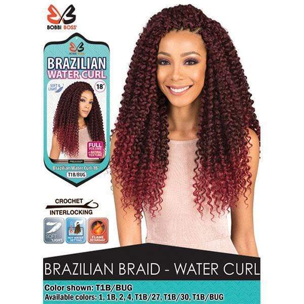 [3 Pack Deal] Bobbi Boss African Roots Collection Crochet Braid - BRAZILIAN WATER CURL 18" - Image 5