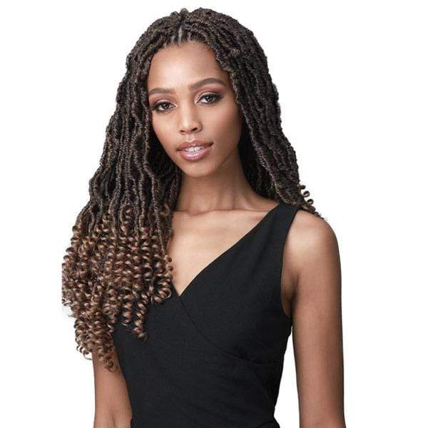 [3 Pack Deal] Bobbi Boss Synthetic Crochet Braid - NU LOCS CURLY TIPS 18" 2X - Image 2