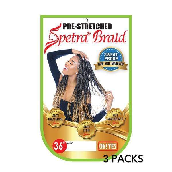 [3 Pack Deal] Oh Yes Hair Spetra Pre-Stretched Synthetic Braid - EZ BRAID 36" - Image 2