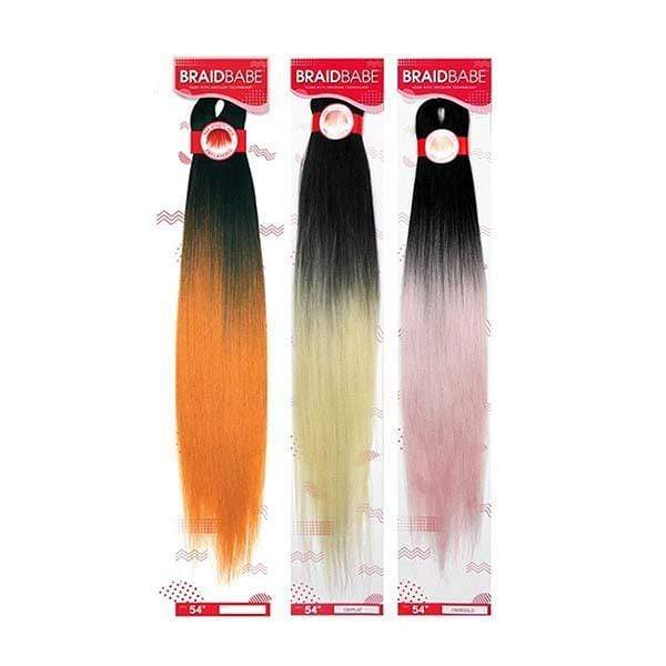 [6 Pack Deal] Outre Synthetic Pre Stretched Braid - BABE 54" - Image 6