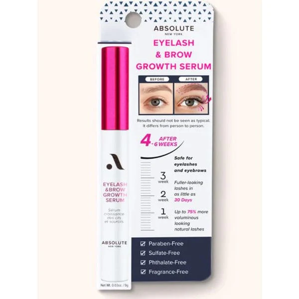 Absolute New York Eyelash & Brow Growth Serum - 0.03oz/9g - (MEBS01) - (C) - Image 3