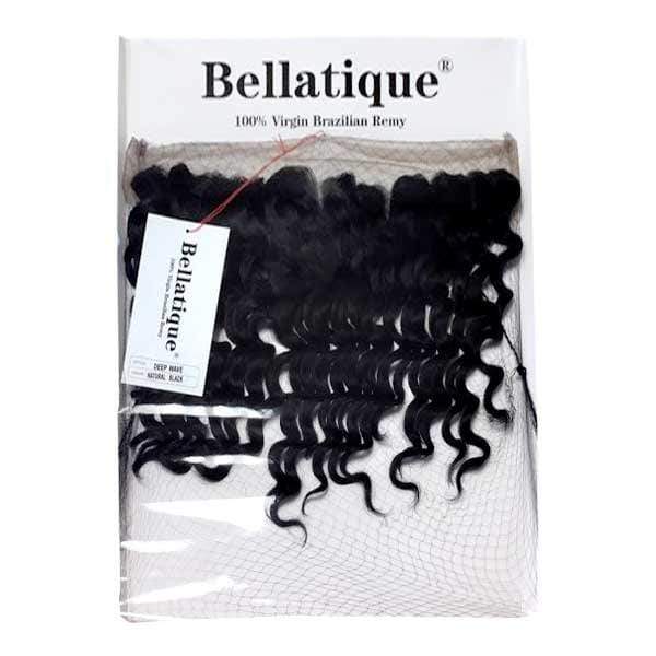 Bellatique 100% Virgin Brazilian Remy 13x4 Lace Frontal Closure - DEEP WAVE - Image 2