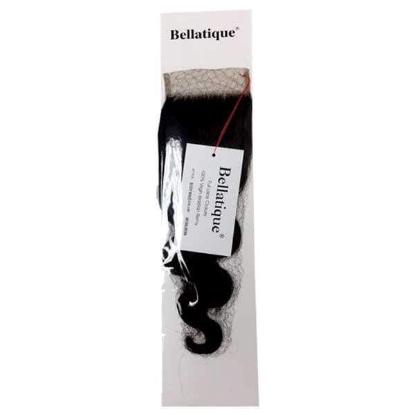 Bellatique 100% Virgin Brazilian Remy 4x4 Full Lace Closure - BODY WAVE - Image 3