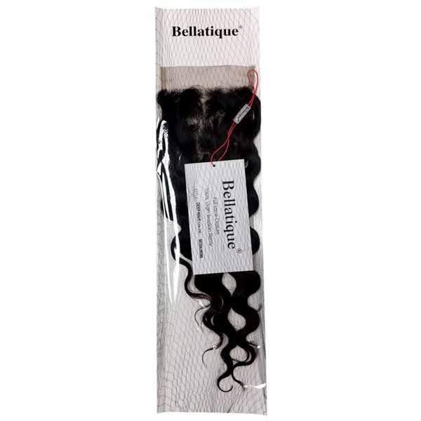 Bellatique 100% Virgin Brazilian Remy 4x4 Full Lace Closure - DEEP WAVE - Image 2