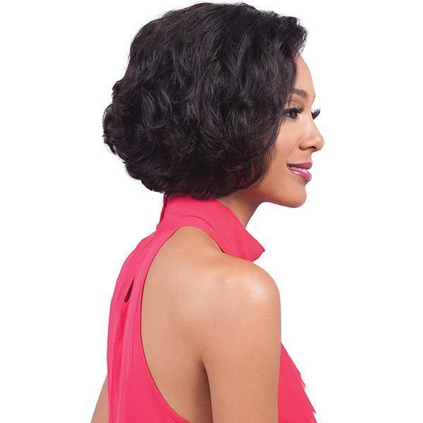 Bobbi Boss 100% Brazilian Human Hair 4x4 Hand-Tied Swiss Lace Wig - MHLF500 DUNN - Image 3
