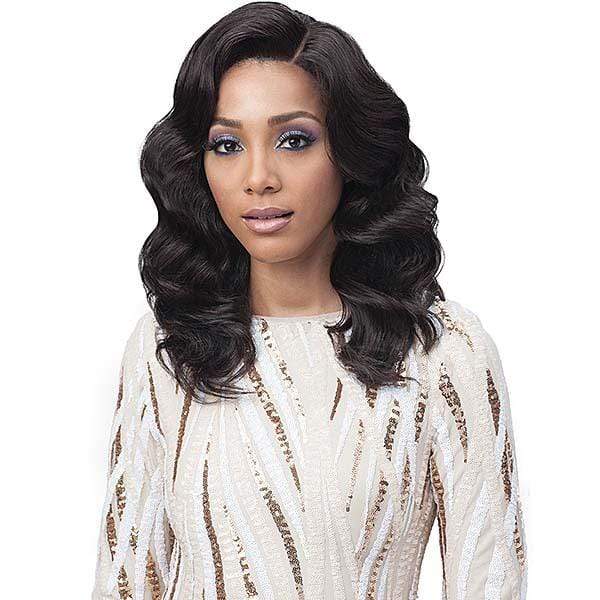 Bobbi Boss 100% Brazilian Virgin Remy Bundle Hair Full Lace Wig - BNGLWOC16 OCEAN WAVE 16" - Image 2