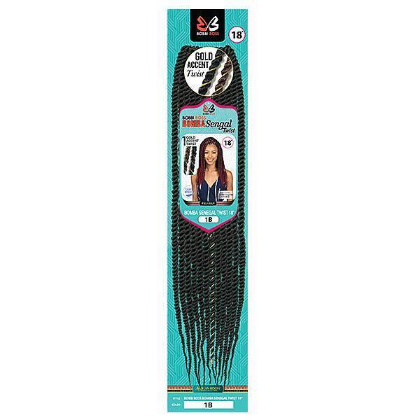 Bobbi Boss African Roots Collection Crochet Braid - BOMBA SENEGAL TWIST 18" - Image 5