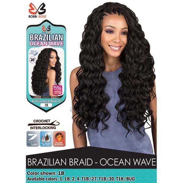 Bobbi Boss African Roots Collection Crochet Braid - BRAZILIAN OCEAN WAVE 20" - Image 4