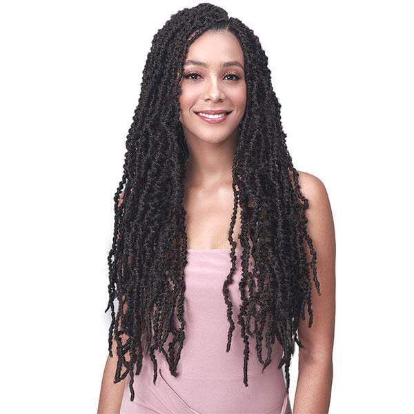 Bobbi Boss Butterfly Locs Pre-Loop Crochet Braid - NU LOCS DISTRESSED STYLE 24" - Image 2