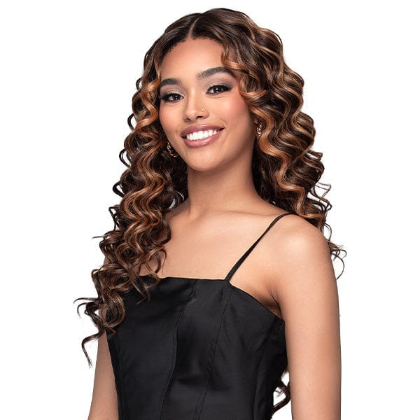 Bobbi Boss Curly Edges Synthetic Deep Part Lace Wig - MLF712 NERIAH - Image 2