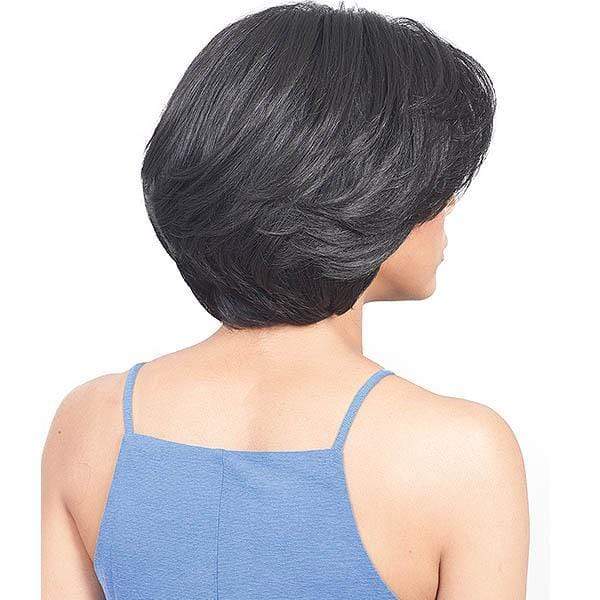 Bobbi Boss Designer Mix Human Hair Blend Full Hand-Tied Lace Front Wig - MBDLF003 RIA - Image 3