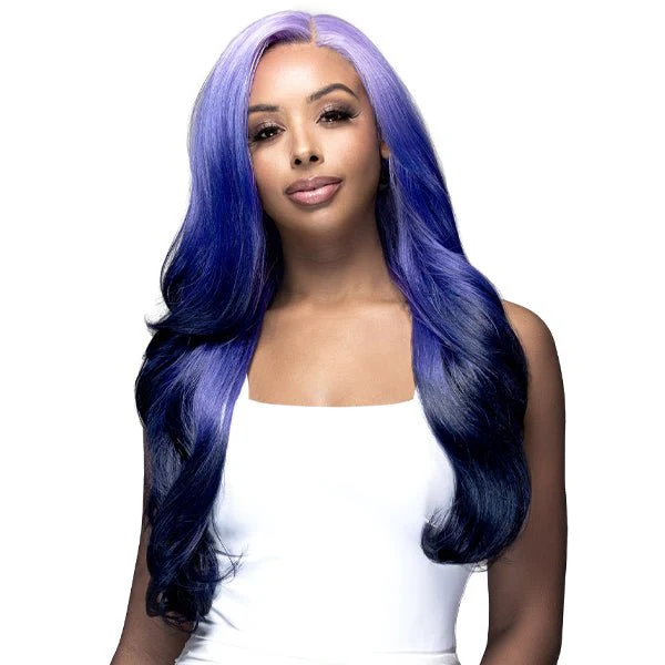 Bobbi Boss Human Hair Blend 13X4 Swiss Lace Front Wig - MBLF400 ADRIE - Image 2