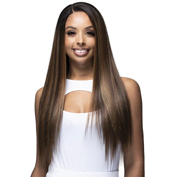 Bobbi Boss Human Hair Blend 13X4 Swiss Lace Front Wig - MBLF404 LOU - Image 2