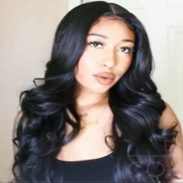 Bobbi Boss Human Hair Blend 360 Lace Front Wig - MBLF360 DINAH - Image 2