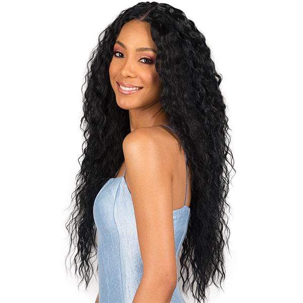 Bobbi Boss Human Hair Blend 4X4 Swiss Lace Front Wig - MBLF120 KIANA - Image 2