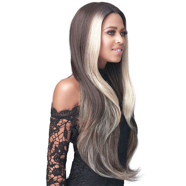 Bobbi Boss Human Hair Blend Deep Part Lace Front Wig - MBLF362 ROSE - Image 2