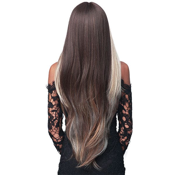 Bobbi Boss Human Hair Blend Deep Part Lace Front Wig - MBLF362 ROSE - Image 3