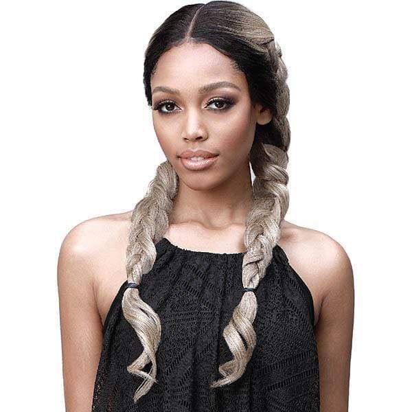 Bobbi Boss Human Hair Blend Extreme Part Lace Front Wig - MBLF230 SANA - Unbeatable - Image 2