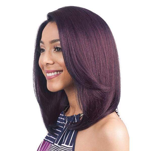 Bobbi Boss Human Hair Blend 4x4 Swiss Lace Front Wig - MBLF100 ARIANO - Unbeatable - Image 2