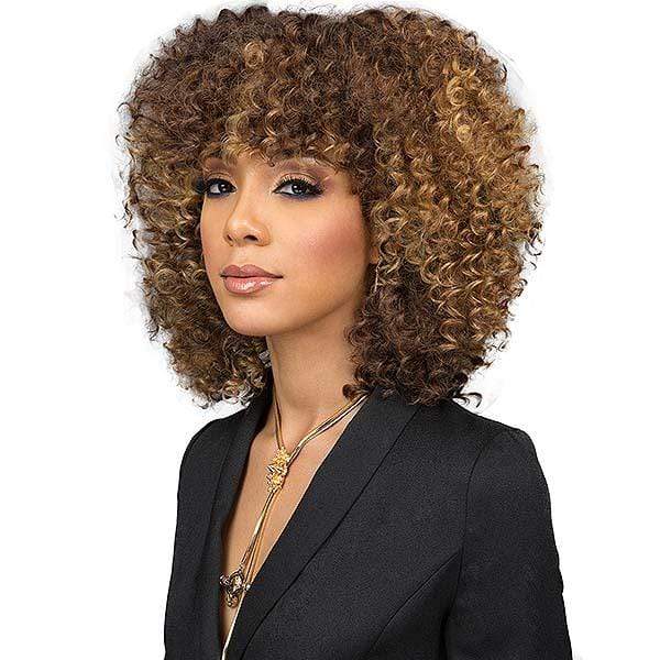 Bobbi Boss Miss Origin Designer Mix Human Hair Blend Short Weave - DEEP WAVE 3PC + Free Closure - Image 3