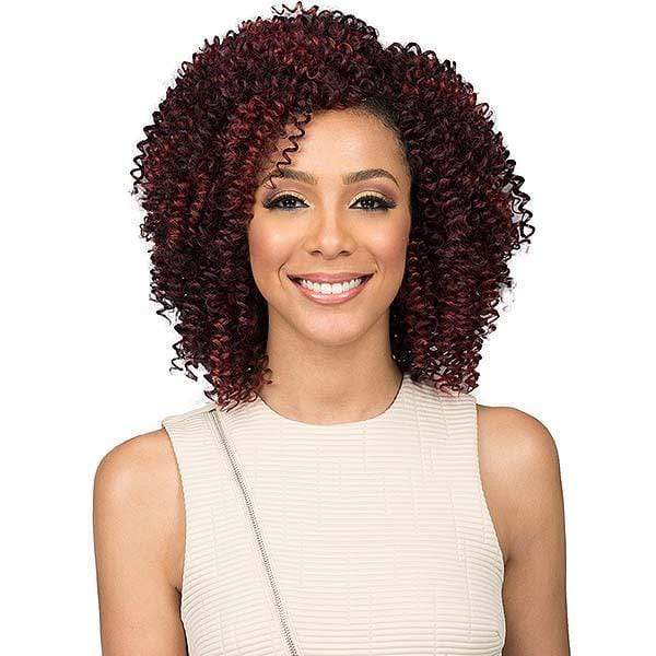 Bobbi Boss Miss Origin Designer Mix Human Hair Blend Short Weave - JERRY CURL 3PC + Free Closure - Image 2