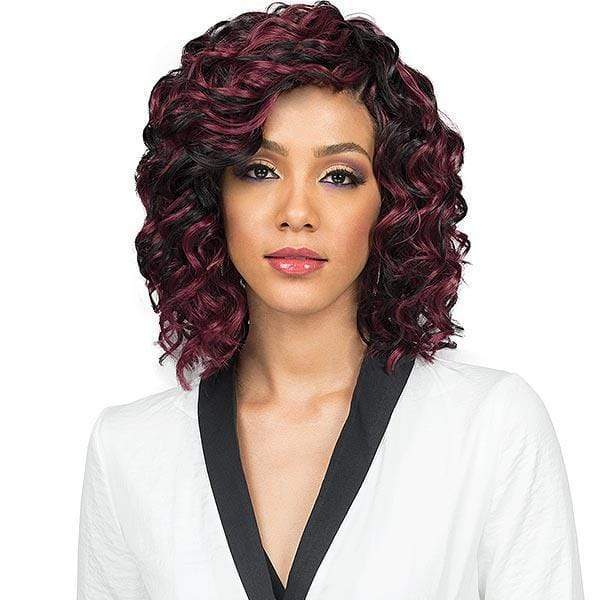 Bobbi Boss Miss Origin Designer Mix Human Hair Blend Short Weave - OCEAN WAVE 3PC + Free Closure - Image 2