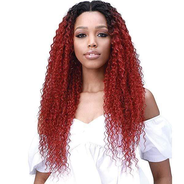 Bobbi Boss Miss Origin Human Hair Blend 13X6 Frontal Lace Wig - MOGLWJE26 JERRY CURL 26 - Image 2