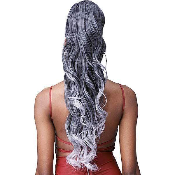 Bobbi Boss Miss Origin Tress Up Human Hair Blend Ponytail - MOD025 LOOSE CURL 28" - Image 3