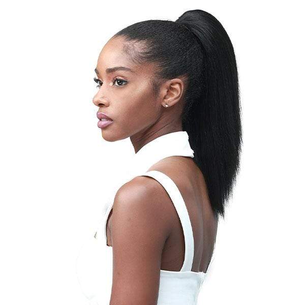 Bobbi Boss Miss Origin Tress Up Human Hair Blend Ponytail - MOD007 YAKY STRAIGHT 14" - Image 2