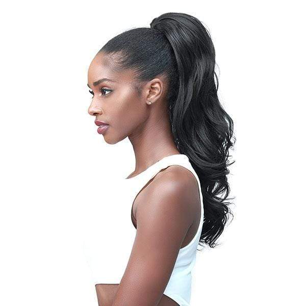 Bobbi Boss Miss Origin Tress Up Human Hair Blend Ponytail - MOD015 LOOSE CURL 18" - Image 2