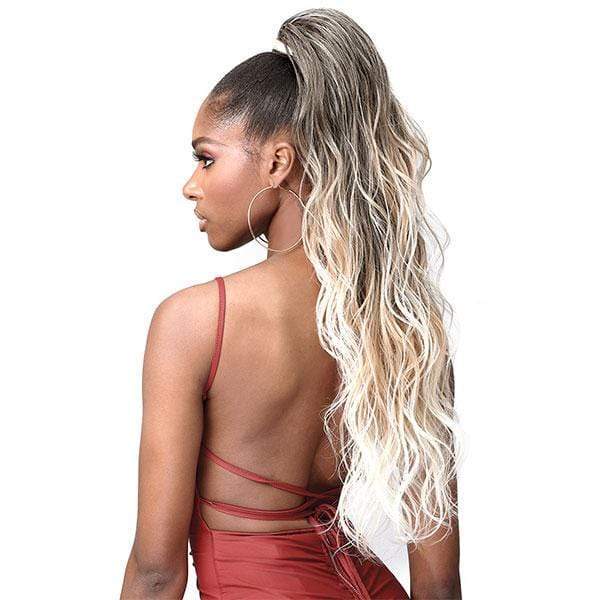 Bobbi Boss Miss Origin Tress Up Human Hair Blend Ponytail -MOD024 LOOSE WAVE 28" - Image 2