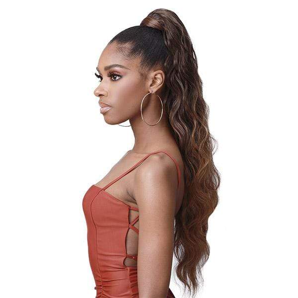Bobbi Boss Miss Origin Tress Up Human Hair Blend Ponytail -MOD022 BODY WAVE 28" - Image 2