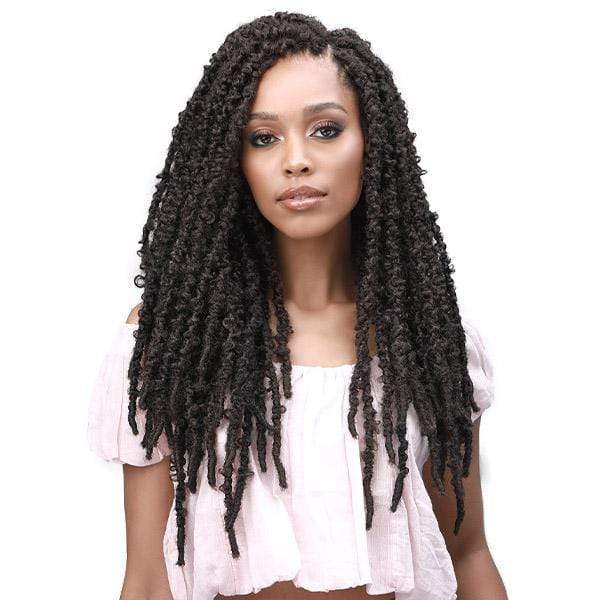 Bobbi Boss Pre-Loop Crochet Braid - 3X CALIF. BUTTERFLY LOCS 18" - Image 2