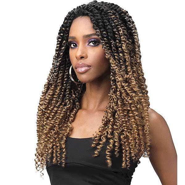 Bobbi Boss Premium Synthetic Hand Braided 4x4 Lace Front Wig - MLF518 SPRING TWIST 20" - Image 2