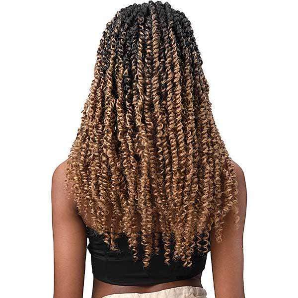 Bobbi Boss Premium Synthetic Hand Braided 4x4 Lace Front Wig - MLF518 SPRING TWIST 20" - Image 3