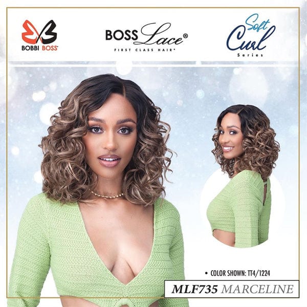 Bobbi Boss Soft Curl Series Synthetic Lace Front Wig - MLF735 MARCELINE - Image 3