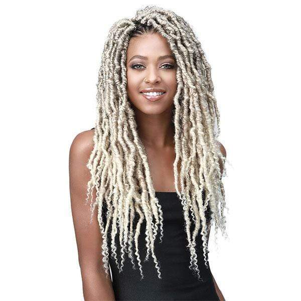 Bobbi Boss Synthetic Crochet Braid - MESSY FAUX LOCS CURLY TIPS 18 - Image 2