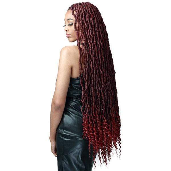 Bobbi Boss Synthetic Crochet Braid - NU LOCS CURLY TIPS 36" 2X - Image 3