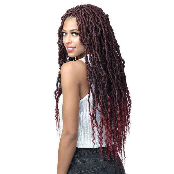 Bobbi Boss Synthetic Crochet Braid - NU LOCS FRENCH TIPS 24" 2X - Image 2