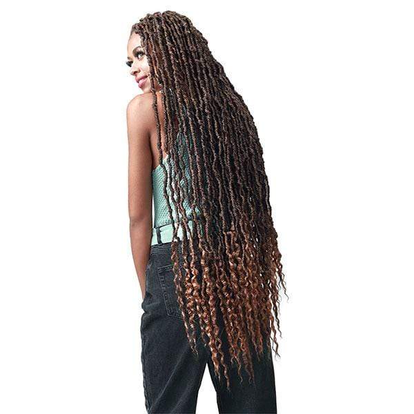 Bobbi Boss Synthetic Crochet Braid - NU LOCS FRENCH TIPS 36" 2X - Image 3
