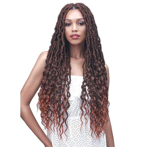 Bobbi Boss Synthetic Crochet Braid - NU LOCS WAVY TIPS 28" 2X - Image 2