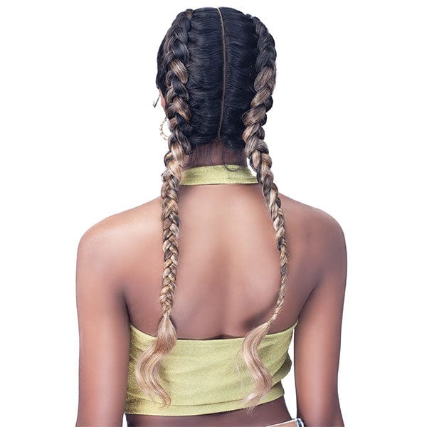 Bobbi Boss Synthetic Hair Natural Style Lace Wig - MLF627 DUTCH BRAID - Image 3