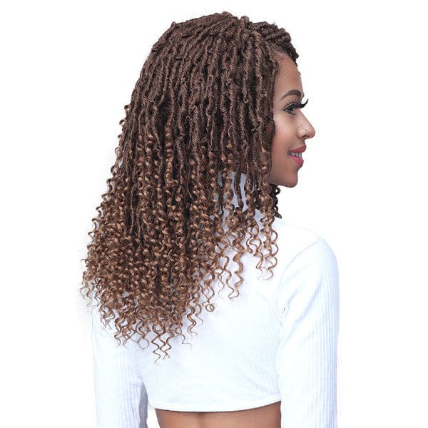Bobbi Boss Synthetic Hair Lace Front Wig - MLF617 MICRO LOCS CURLY TIPS 22 - Image 2