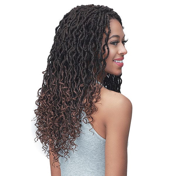 Bobbi Boss Synthetic Hair Lace Front Wig - MLF622 MICRO LOCS FEATHER TIPS 22 - Image 2