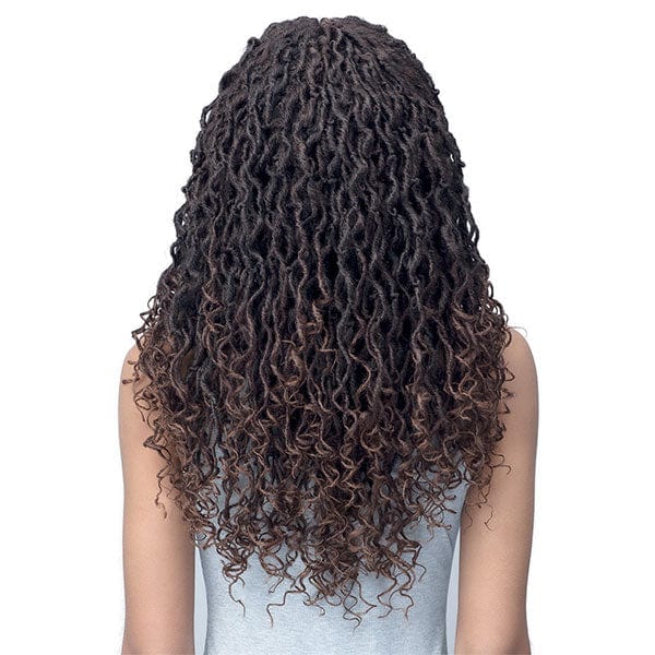 Bobbi Boss Synthetic Hair Lace Front Wig - MLF622 MICRO LOCS FEATHER TIPS 22 - Image 3