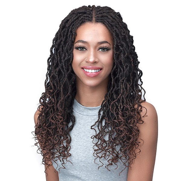Bobbi Boss Synthetic Hair Lace Front Wig - MLF622 MICRO LOCS FEATHER TIPS 22 - Image 9