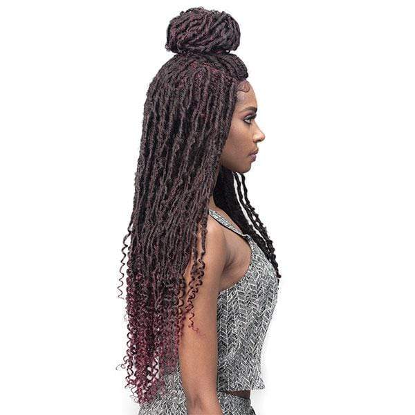 Bobbi Boss Synthetic Hair Lace Front Wig - MLF619 NU LOCS CURLY TIPS 30 - Image 3