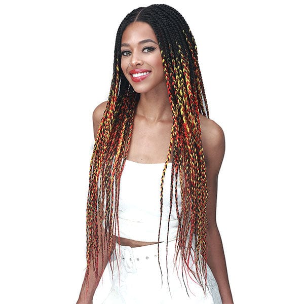 Bobbi Boss Synthetic Hair Lace Front Wig - MLF623 KNOTLESS BOX BRAID 30 - Image 11